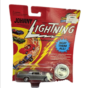 Johnny Lightning Custom Continental Silver Die-Cast Car